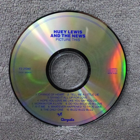 Huey Lewis and The News Picture This CD 1982 Chrysalis EMI Records Rock - Picture 7 of 11